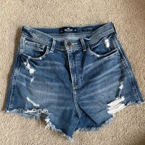 Hollister Ultra High Rise Vintage Denim Shorts
